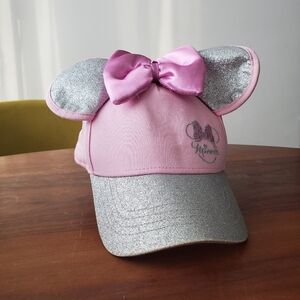 Disney Pink and Silver Minnie Mouse Cap